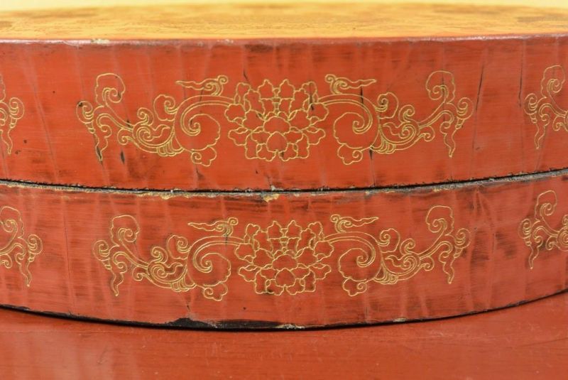 Chinesische Antike Box Hand graviert 2