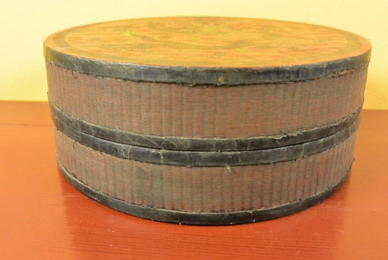 Chinesische Antike Box Hand graviert Große Drache 2 2