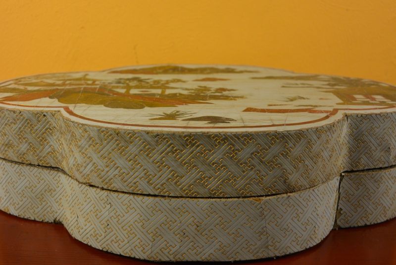Chinesische Antike Box Hand graviert Wolke 2