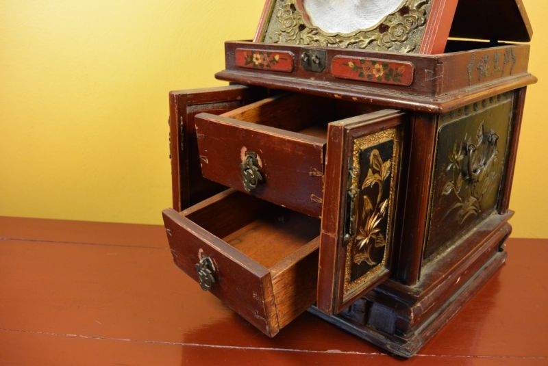 Chinesische Antike Box Make-up-Box 2