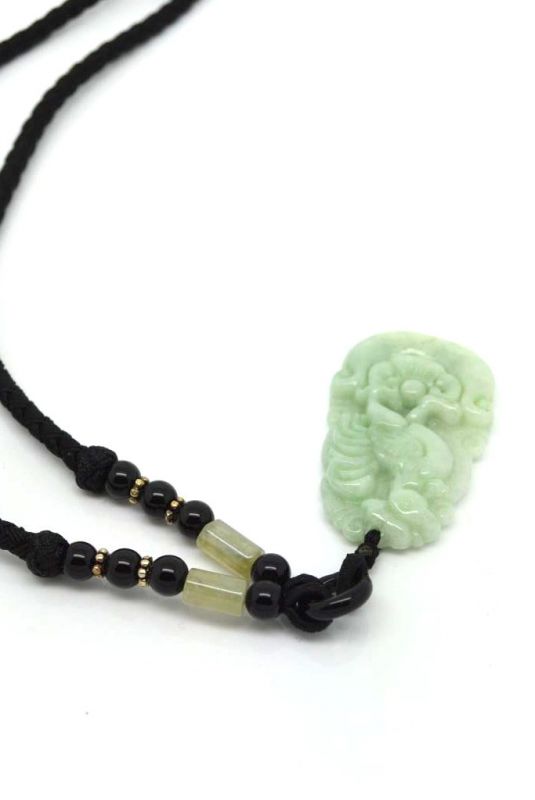 Chinesische Astrologie Jade Anhänger Hahn 3