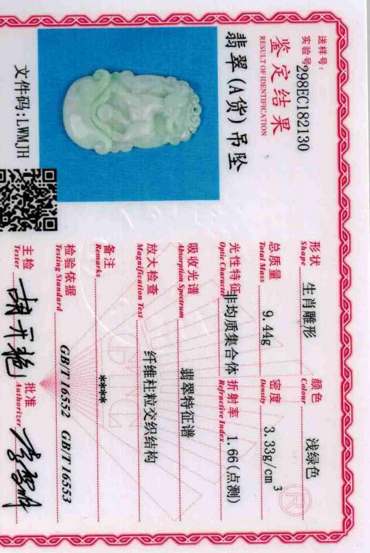 Chinesische Astrologie Jade Anhänger Schaf 5