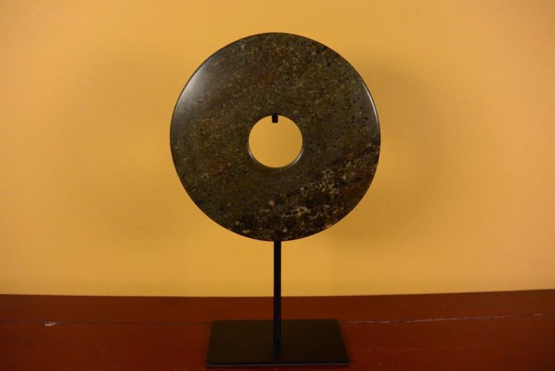Chinesische Bi-Scheibe - 20cm - Braun 2
