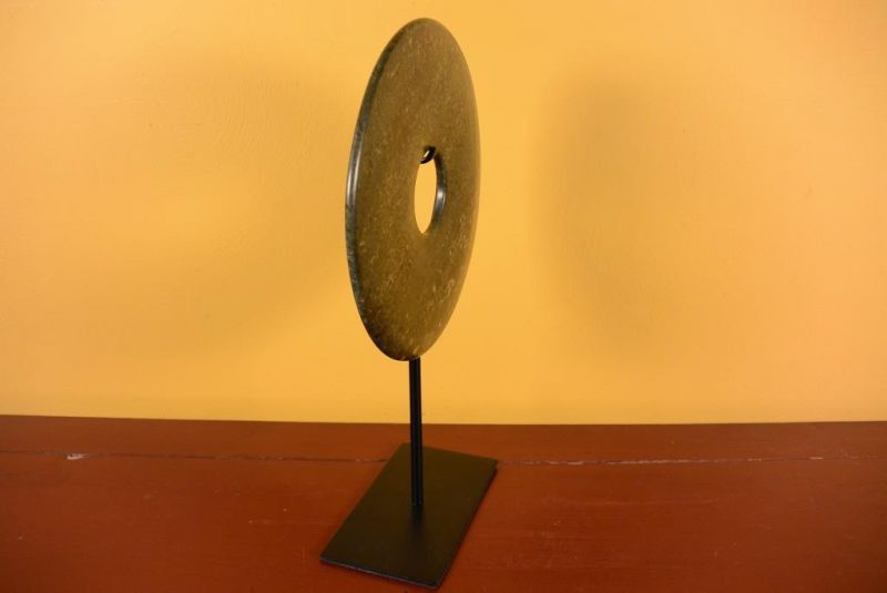 Chinesische Bi-Scheibe - 20cm - Braun 4