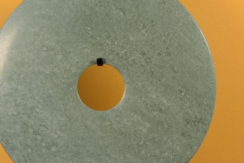 Chinesische Bi-Scheibe - 30cm - Jade Grün 3