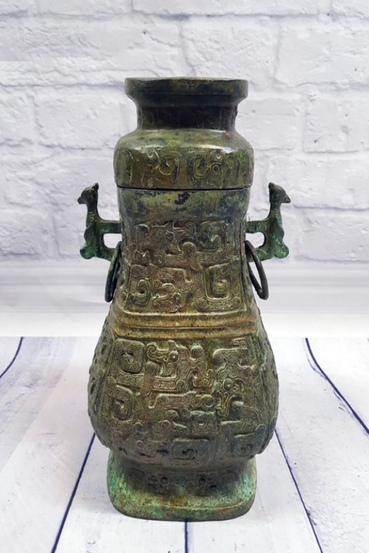 Chinesische Bronzebox 2