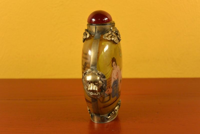 Chinesische erotische Schnupftabakflasche Kamasutra 2