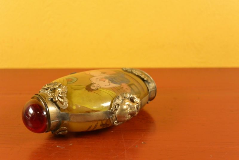 Chinesische erotische Schnupftabakflasche Kamasutra 4