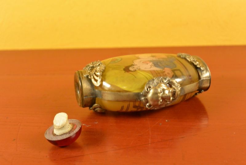 Chinesische erotische Schnupftabakflasche Kamasutra 5