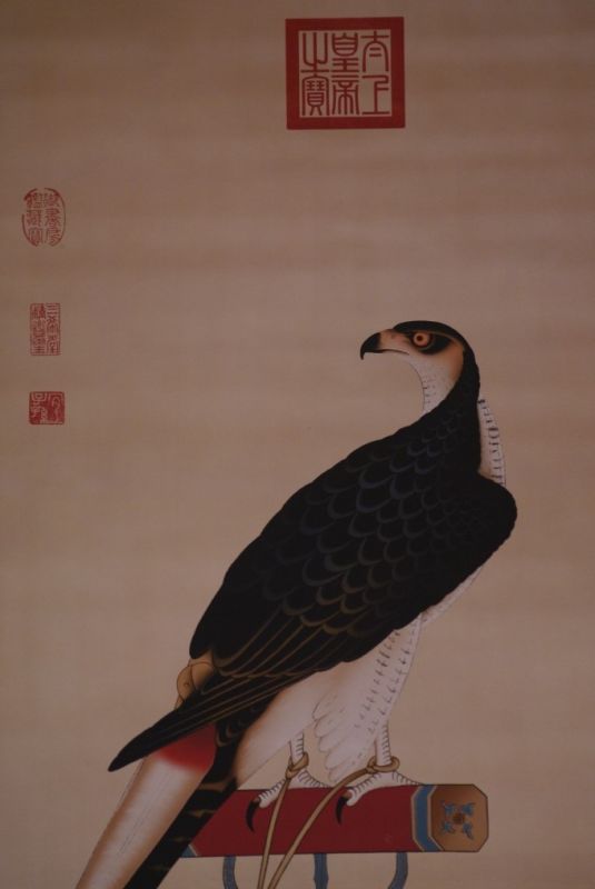 Chinesische Gemälde Kakemono Adler 2