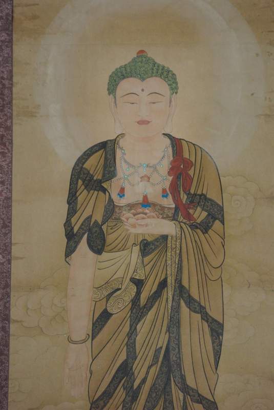 Chinesische Gemälde Kakemono Buddha 3