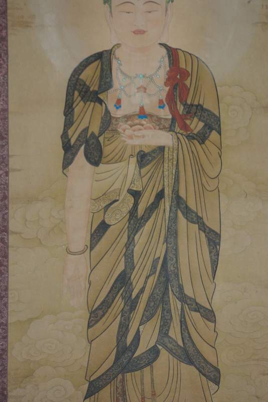 Chinesische Gemälde Kakemono Buddha 4