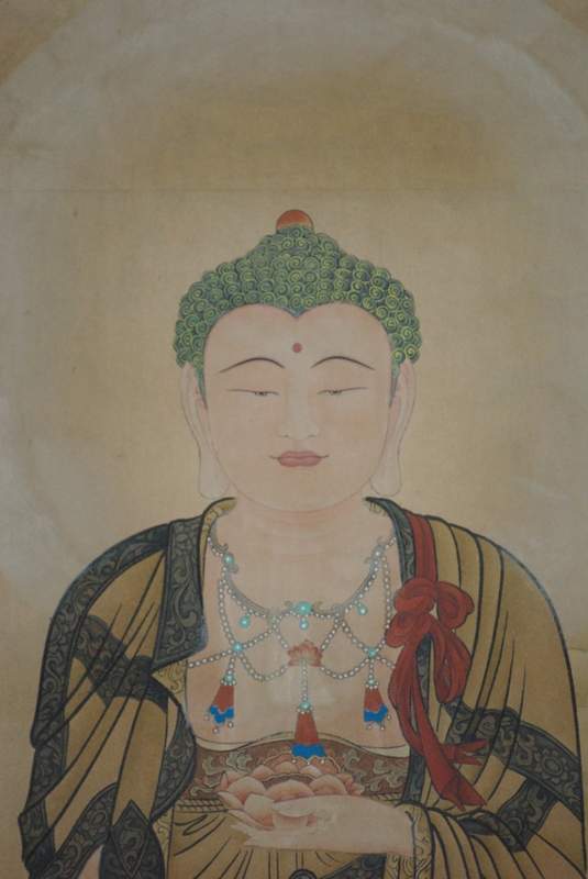 Chinesische Gemälde Kakemono Buddha 5