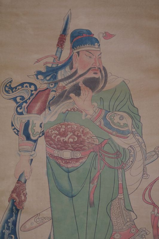 Chinesische Gemälde Kakemono Chinesische General Han-Dynastie - Guan Gong 3