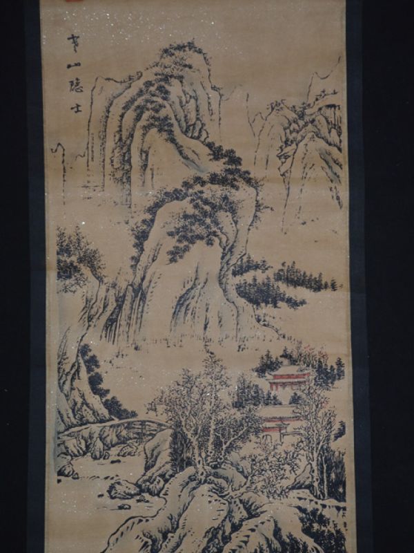 Chinesische Gemälde Kakemono Chinesische Landschaft 2 3