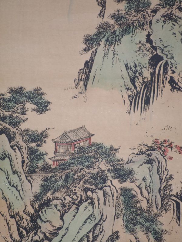 Chinesische Gemälde Kakemono Chinesische Landschaft 4