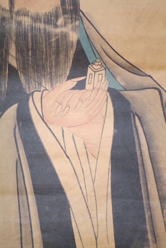 Chinesische Gemälde Kakemono Chinesischer Mönch 3