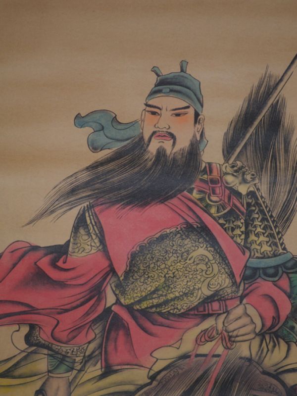 Chinesische Gemälde Kakemono Der Reiter 4