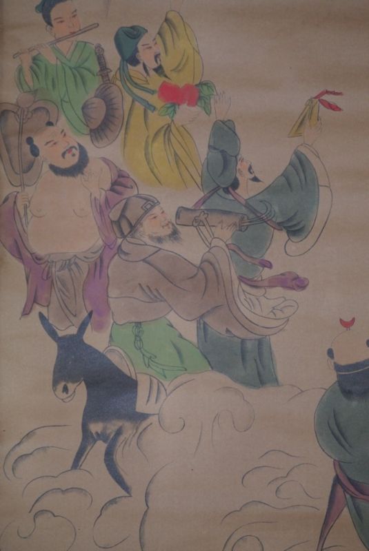 Chinesische Gemälde Kakemono Fantastisch 3