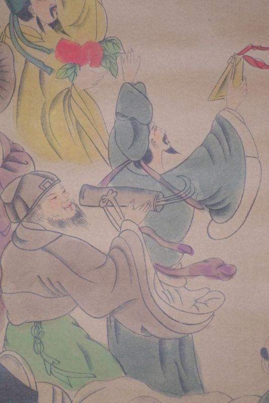 Chinesische Gemälde Kakemono Fantastisch 4