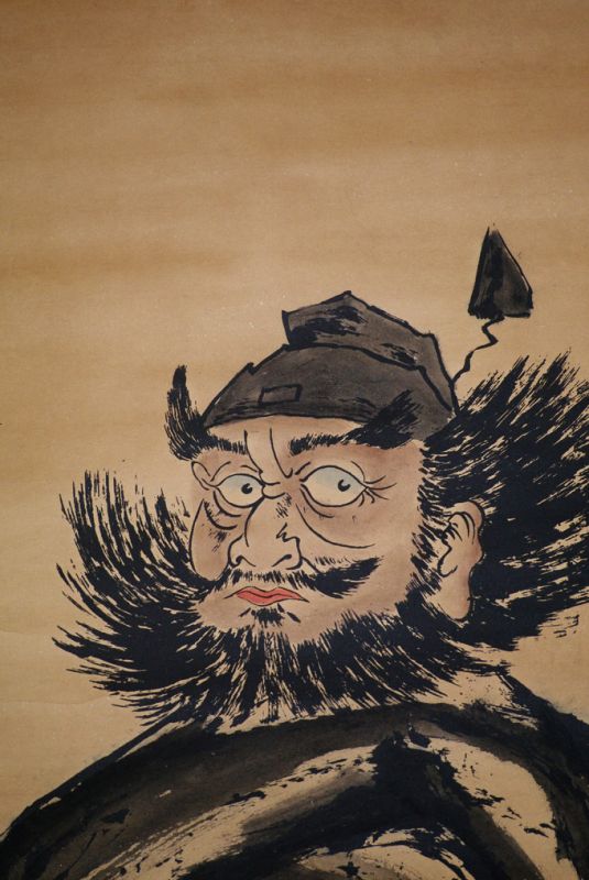 Chinesische Gemälde Kakemono Krieger 3