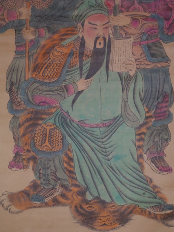 Chinesische Gemälde Kakemono Krieger 5