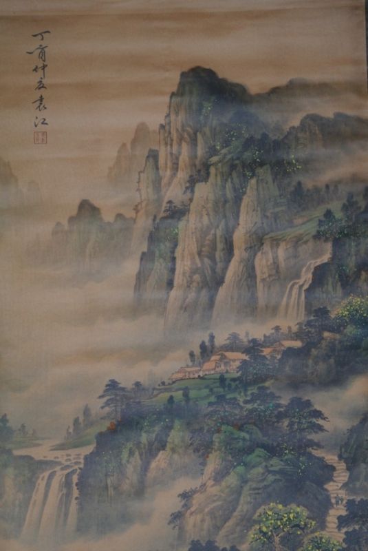 Chinesische Gemälde Kakemono Landschaft 10 2