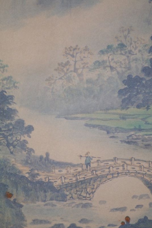 Chinesische Gemälde Kakemono Landschaft 10 4