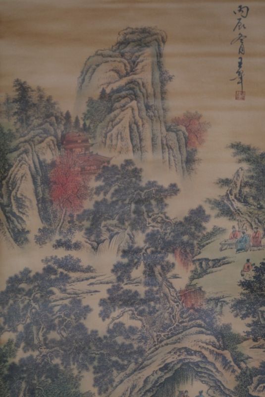 Chinesische Gemälde Kakemono Landschaft 11 2