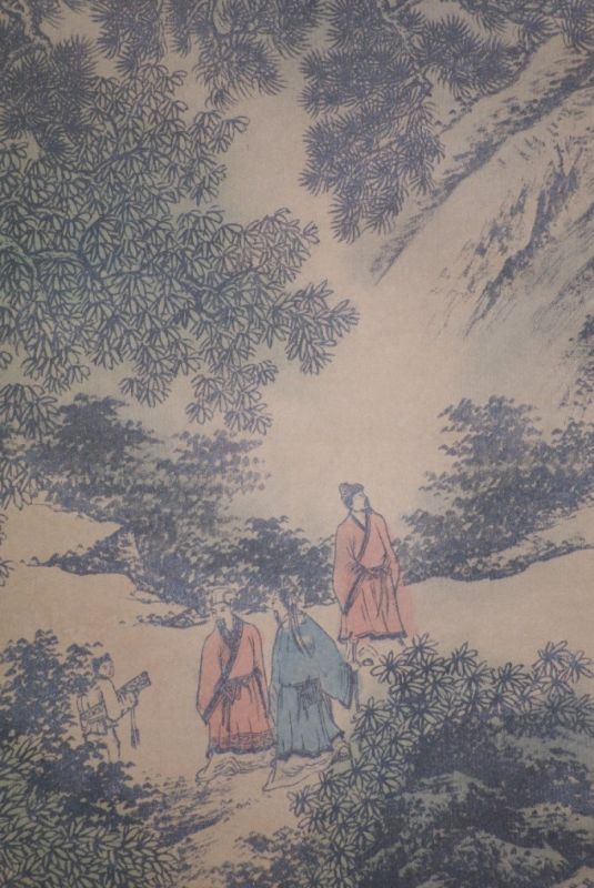 Chinesische Gemälde Kakemono Landschaft 11 5