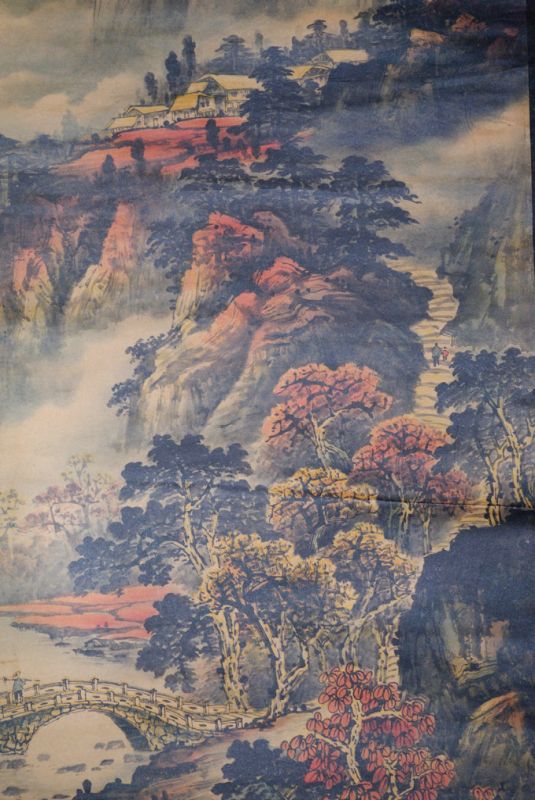 Chinesische Gemälde Kakemono Landschaft 13 3