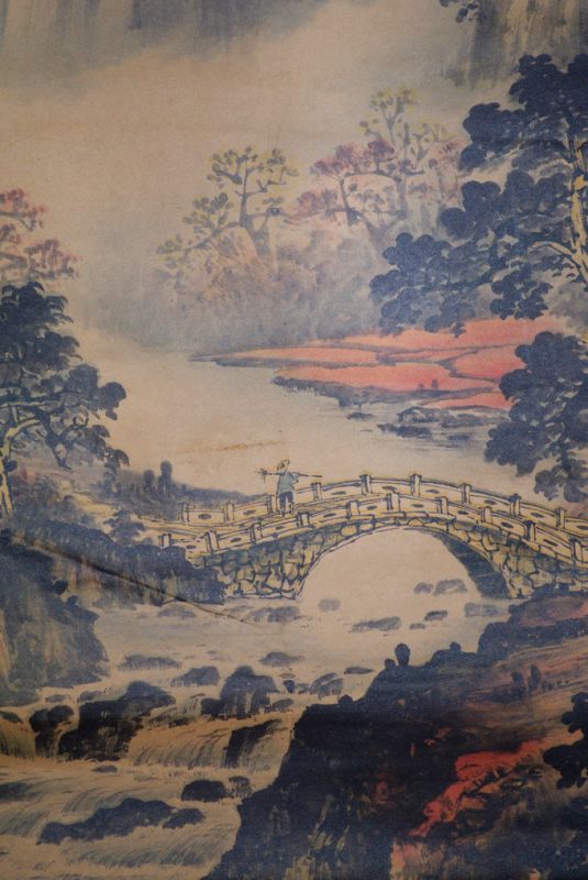 Chinesische Gemälde Kakemono Landschaft 13 4