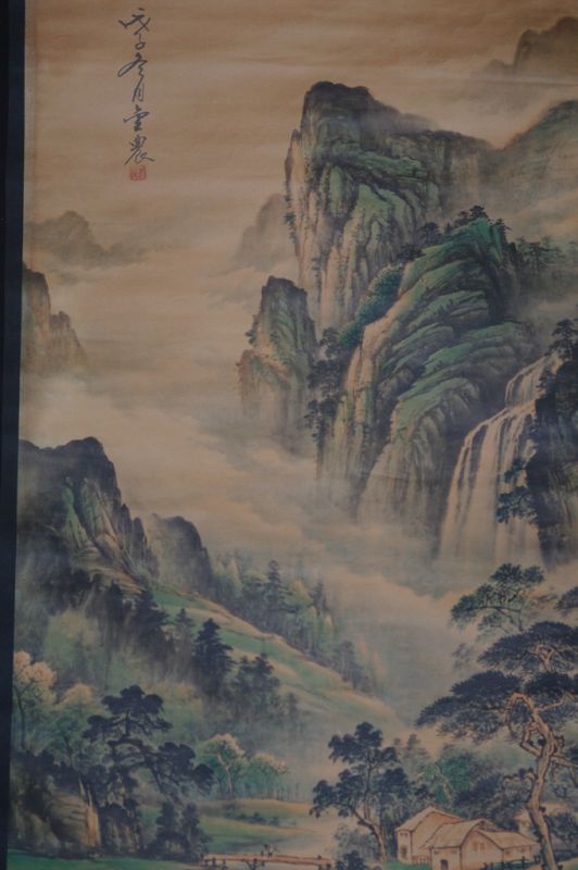 Chinesische Gemälde Kakemono Landschaft 14 2