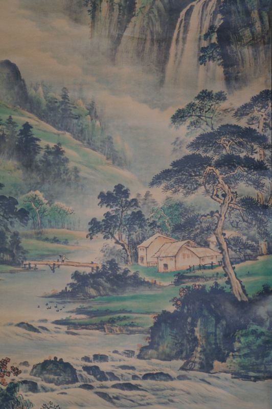 Chinesische Gemälde Kakemono Landschaft 14 3