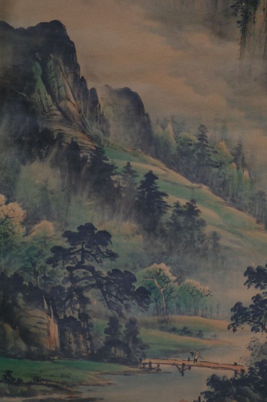 Chinesische Gemälde Kakemono Landschaft 14 4
