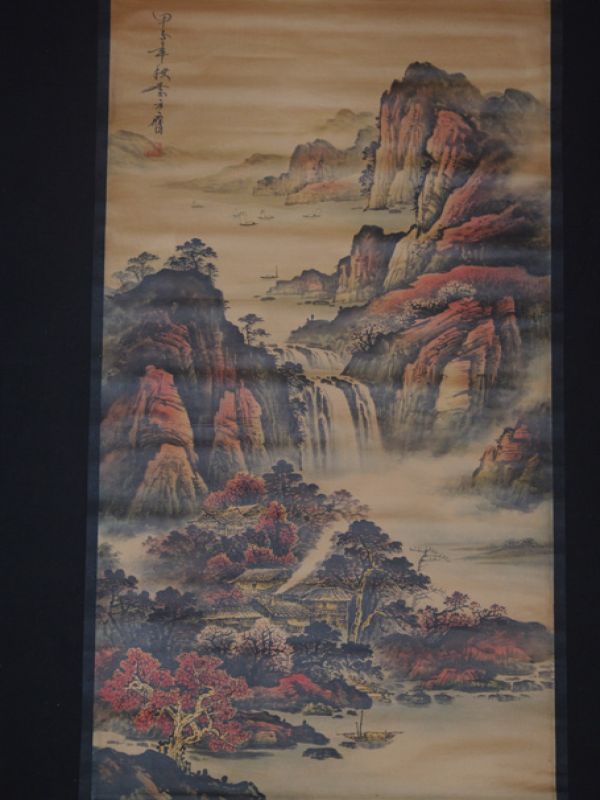 Chinesische Gemälde Kakemono Landschaft 2 2