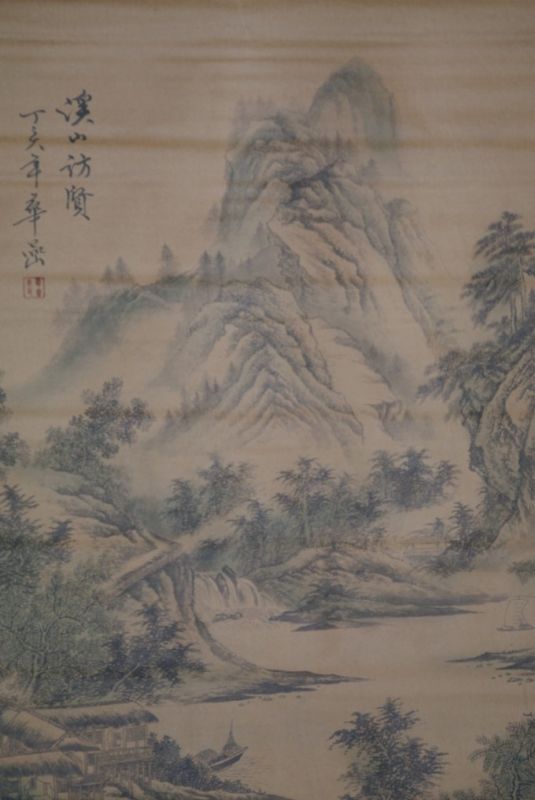 Chinesische Gemälde Kakemono Landschaft 4 2