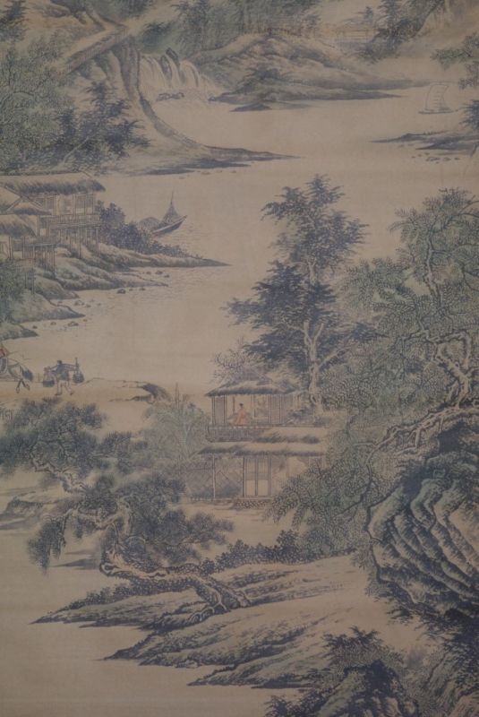 Chinesische Gemälde Kakemono Landschaft 4 3