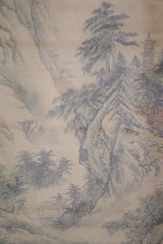 Chinesische Gemälde Kakemono Landschaft 4 5