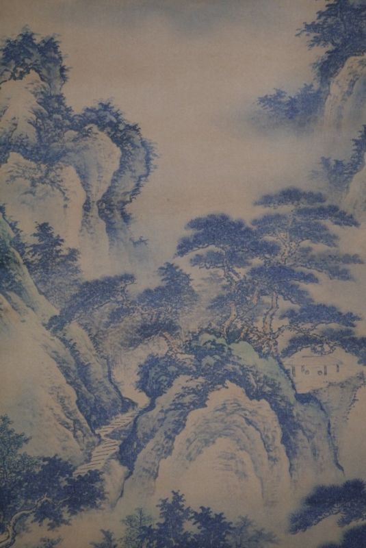 Chinesische Gemälde Kakemono Landschaft 5 4