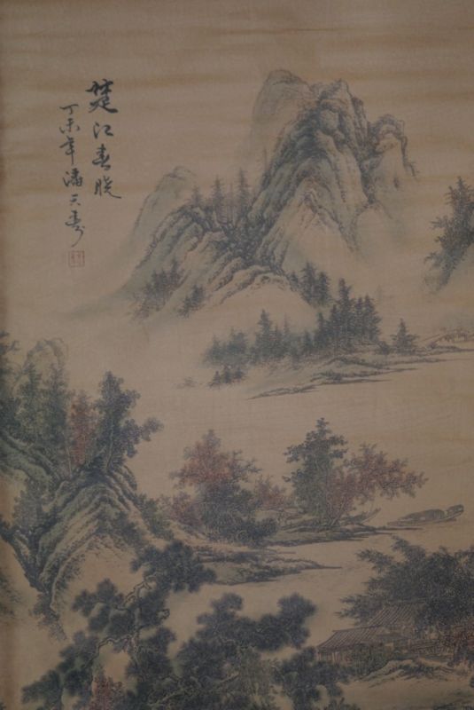 Chinesische Gemälde Kakemono Landschaft 6 2