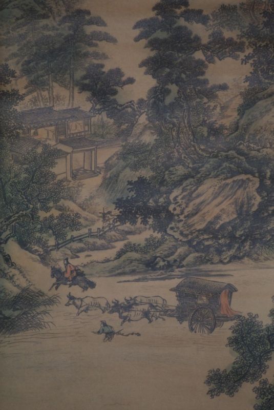 Chinesische Gemälde Kakemono Landschaft 7 2