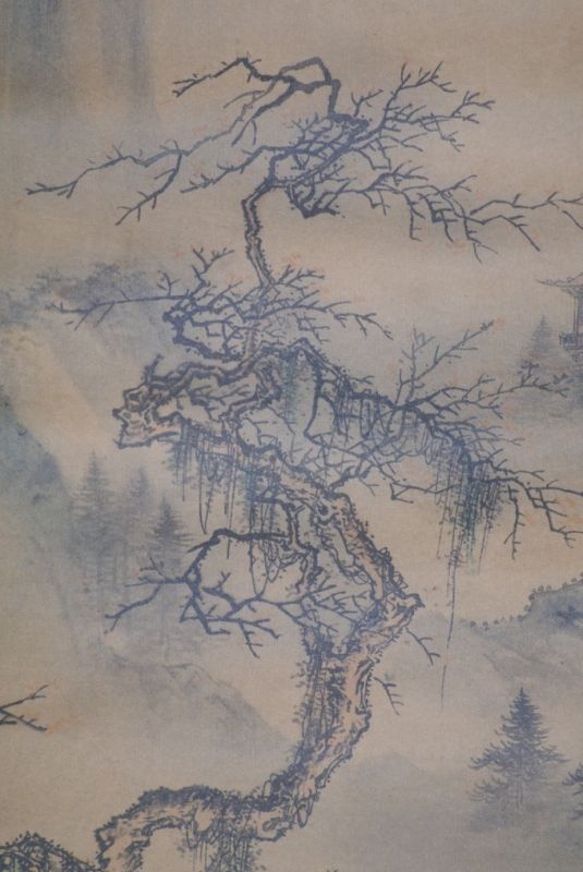 Chinesische Gemälde Kakemono Landschaft 9 5