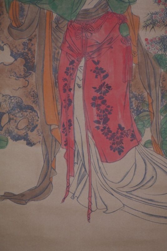 Chinesische Gemälde Kakemono Lesen 4