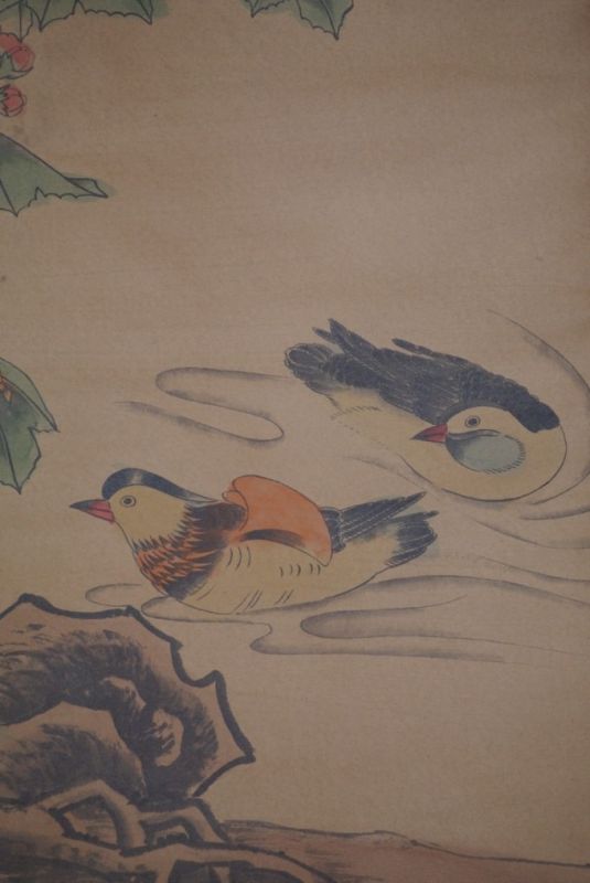 Chinesische Gemälde Kakemono Natur 3