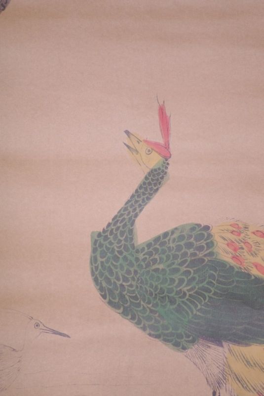 Chinesische Gemälde Kakemono Paar Fasane 4