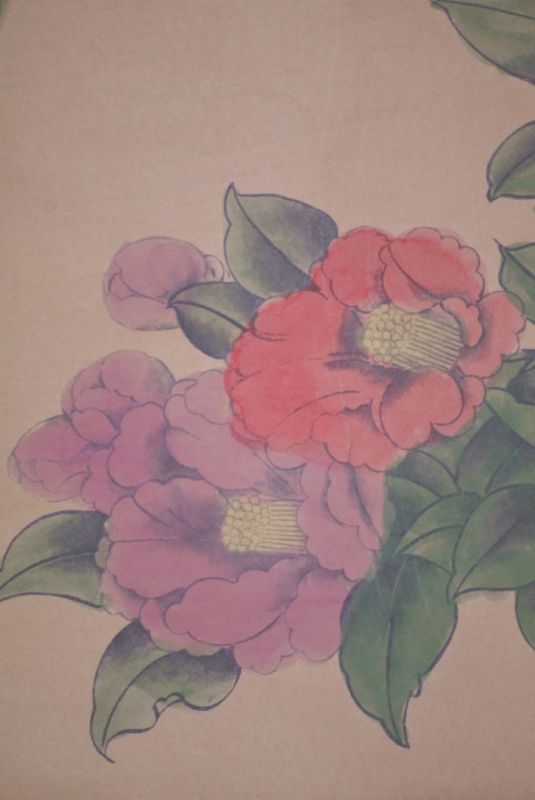 Chinesische Gemälde Kakemono Papagei 4