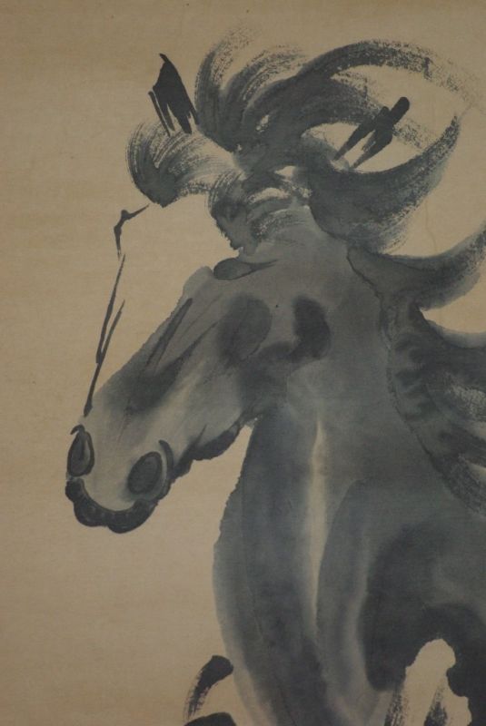Chinesische Gemälde Kakemono Pferd 5