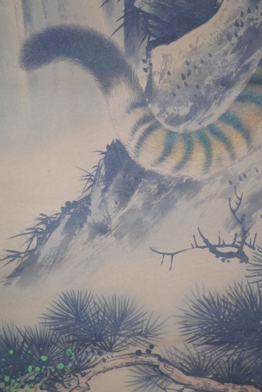 Chinesische Gemälde Kakemono Tiger 2 5