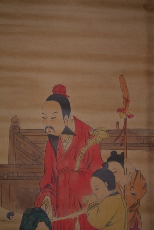 Chinesische Gemälde Kakemono Weise alte Mann 3